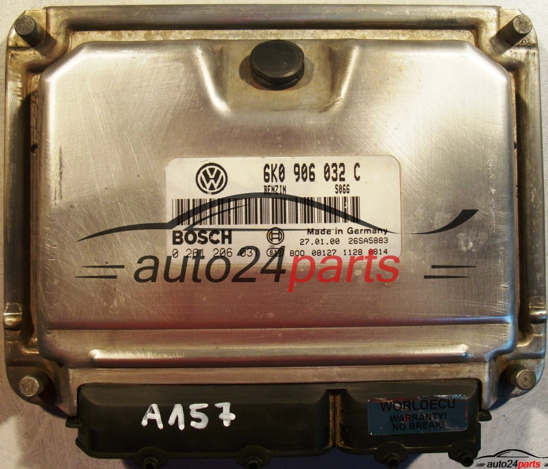 ECU CENTRALITA DE MOTOR SEAT LEON 1.6 6K0 906 032 C, 6K0906032C, BOSCH 0 261 206 031, 0261206031, 26SA5883