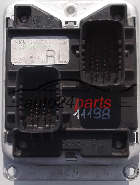 calculateur moteur pour opel chevrolet, holden, vauxhall astra g 1.2 x12xe