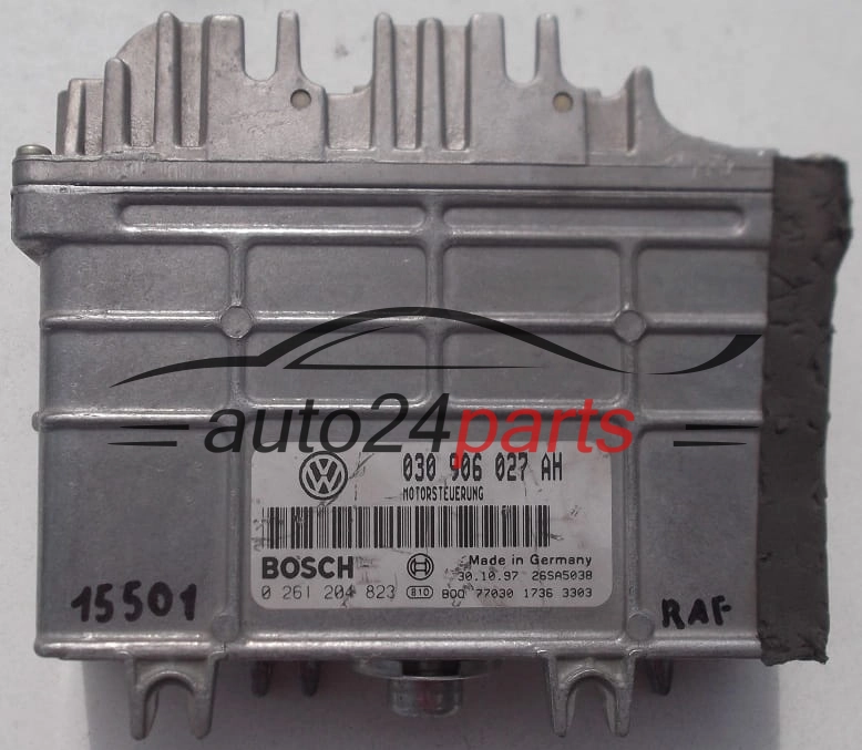 KOMPUTER STEROWNIK SILNIKA VW VOLKSWAGEN SEAT BOSCH 0 261 204 823, 0261204823, 030 906 027 AH, 030906027AH
