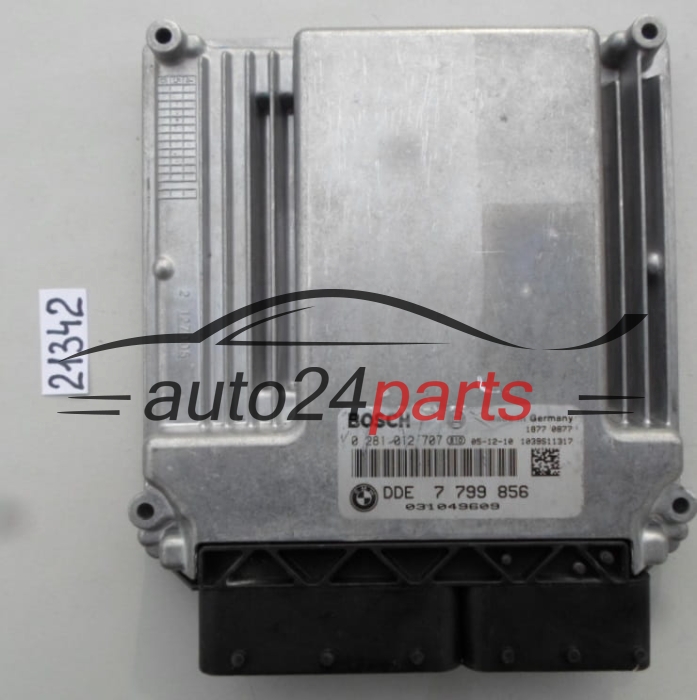 KOMPUTER STEROWNIK SILNIKA BMW E90 330 3.0 DIESEL BOSCH 0281012707, 0 281 012 707 DDE 7799856, 7 799 856