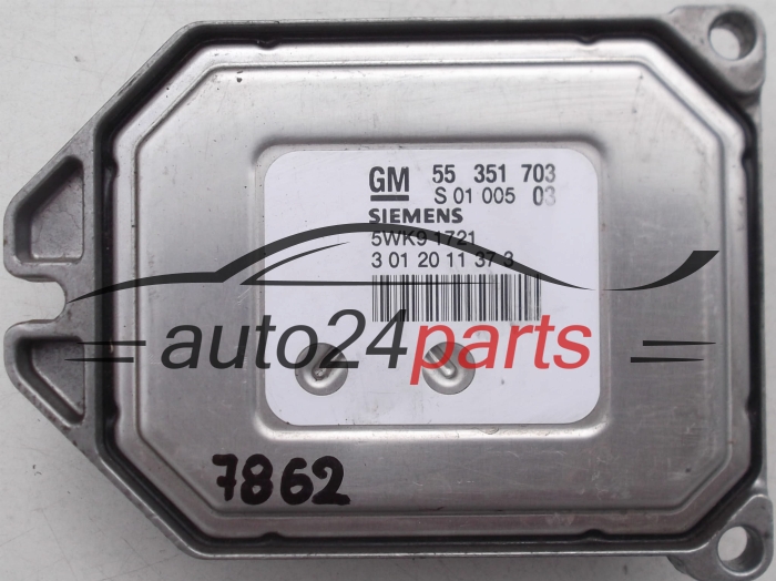 CENTRALITA DE MOTOR OPEL ZAFIRA, ASTRA II G 1.8 16V, 5WK9 1721