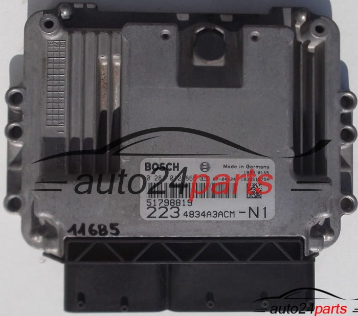 CALCULATEUR MOTEUR FIAT DOBLO 1.9 JTD, BOSCH 0 281 012 865, 0281012865, 51798819