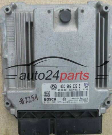 Sterownik silnika VW GOLF BOSCH 0261201355 03C906032E -