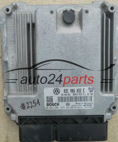 Sterownik silnika VW GOLF BOSCH 0261201355 03C906032E -