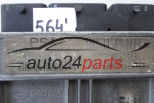 KOMPUTER STEROWNIK SILNIKA CITROEN PEUGEOT 21647915-4, 216479154, 9647498080 