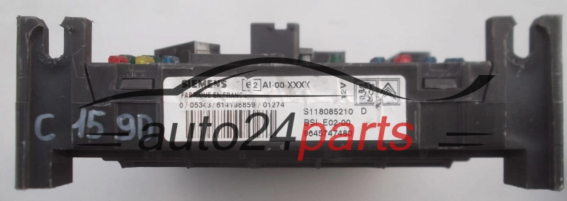CENTRALKA MODUL STEROWNIK KOMFORTU CITROEN PEUGEOT SIEMENS S118085210D