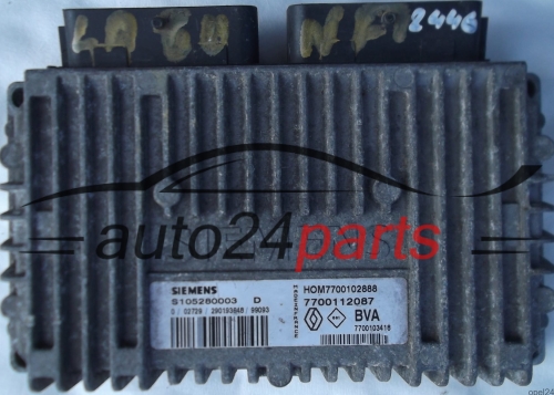 ECU CENTRALITA DE MOTOR RENAULT LAGUNA 2.0 7700112087 7700103418 HOM7700102888 7700102888 SIEMENS S105280003D S105280003 D