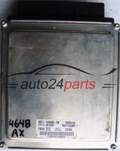 MOTORSTEUERGERÄT ECU STEUERGERAT FORD MONDEO 2.0 TDCI 5S7112A650HB, 5S71-12A650-HB FBWV 28025124 R0411C039B