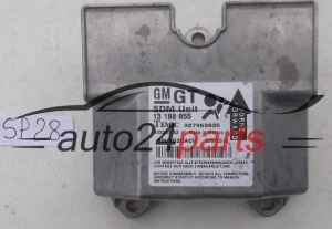 CALCULATEUR AIRBAG OPEL ASTRA H 327963935, 13 188 855 GT, 13188855 GT, 93186386, 6235478, 62 35 478