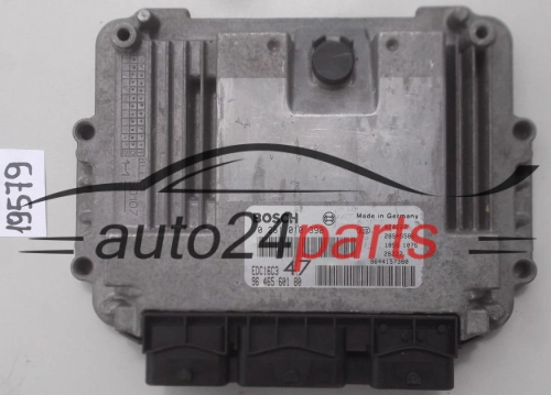 KOMPUTER STEROWNIK SILNIKA PEUGEOT 307 1.4 HDI BOSCH 0281010390, 96 465 601 80