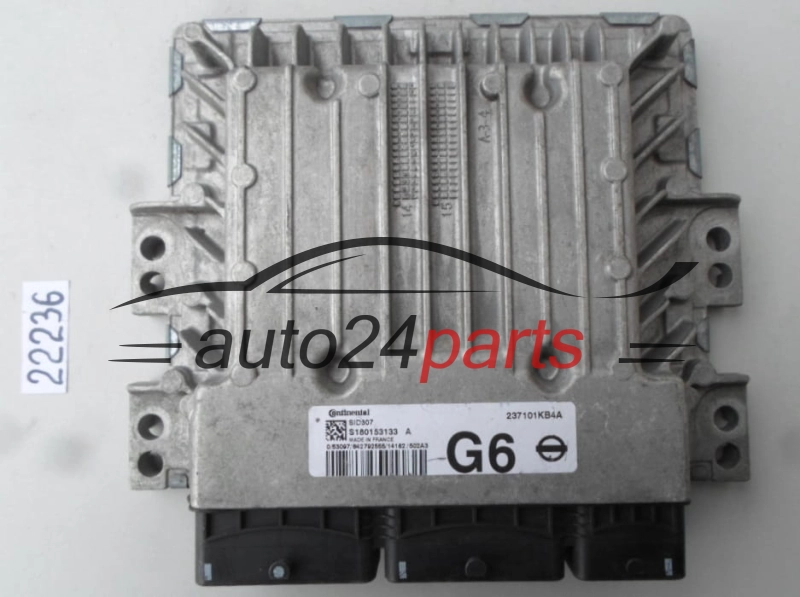 KOMPUTER STEROWNIK SILNIKA NISSAN JUKE S180153133 A, S180153133A, 237101KB4A