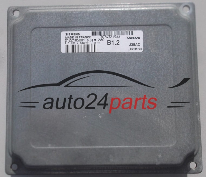 CALCULATEUR MOTEUR VOLVO S40 V50 SIEMENS S122185001 D,  30743219AA