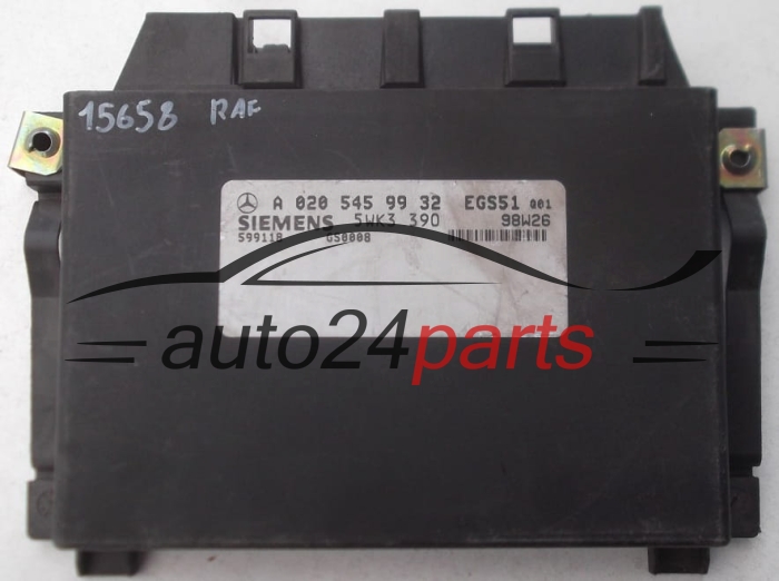 CENTRALITA ECU CAJA DE CAMBIO AUTOMATICO MERCEDES SIEMENS 5WK3 390, 5WK3390, A 020 545 99 32, A0205459932