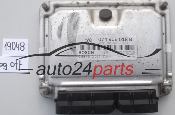 KOMPUTER STEROWNIK SILNIKA VW VOLKSWAGEN T4 2.5 TDI BOSCH 0 281 010 084, 0281010084, 074 906 018 B, 074906018B