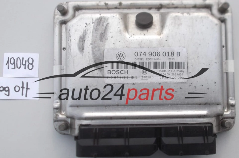 KOMPUTER STEROWNIK SILNIKA VW VOLKSWAGEN T4 2.5 TDI BOSCH 0 281 010 084, 0281010084, 074 906 018 B, 074906018B