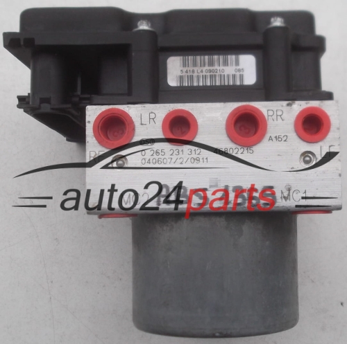 ABS POMPA I STEROWNIK FIAT PANDA BOSCH 0 265 231 312, 0265231312, 46802215, 0 265 800 715, 0265800715