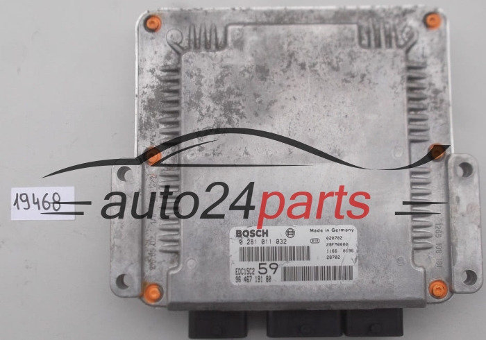 KOMPUTER STEROWNIK SILNIKA CITROEN PEUGEOT 2.0 HDI BOSCH 0281011032, 0 281 011 032, 9646719180, 96 467 191 80 