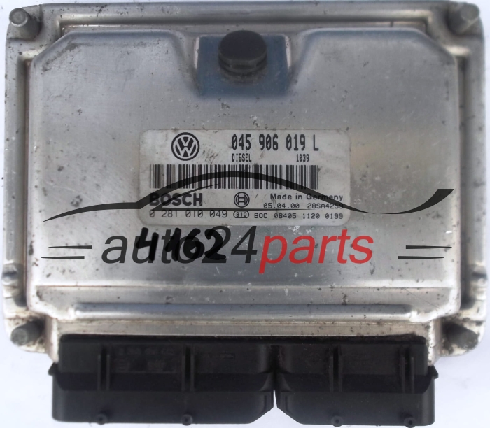 CALCULATEUR MOTEUR VW VOLKSWAGEN LUPO 1.4 TDI 045906019L, 045 906 019 L BOSCH 0281010049, 0 281 010 049