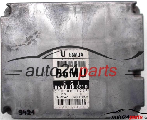 MOTORSTEUERGERÄT ECU STEUERGERAT MAZDA MX5 1.6, B6MU 18 8810, B6MU188810, 279700-1243, 2797001243 
