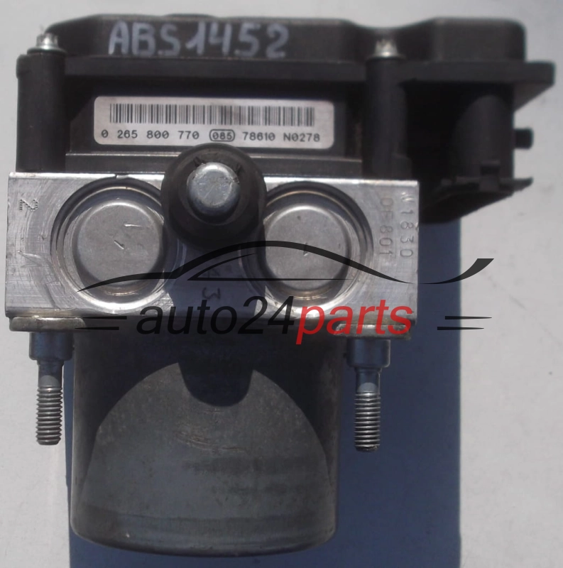 ABS POMPA I STEROWNIK  CORSA C COMBO MERIVA BOSCH 0 265 231 583, 0265231583, 13182319 HG, 13182319HG, 0 265 800 770, 0265800770