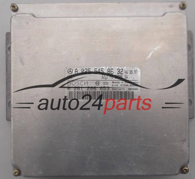 ECU ENGINE CONTROLLER MERCEDES W211 E320 A0255458632, 0255458632, A 025 545 86 32 BOSCH 0261206053, 0 261 206 053 