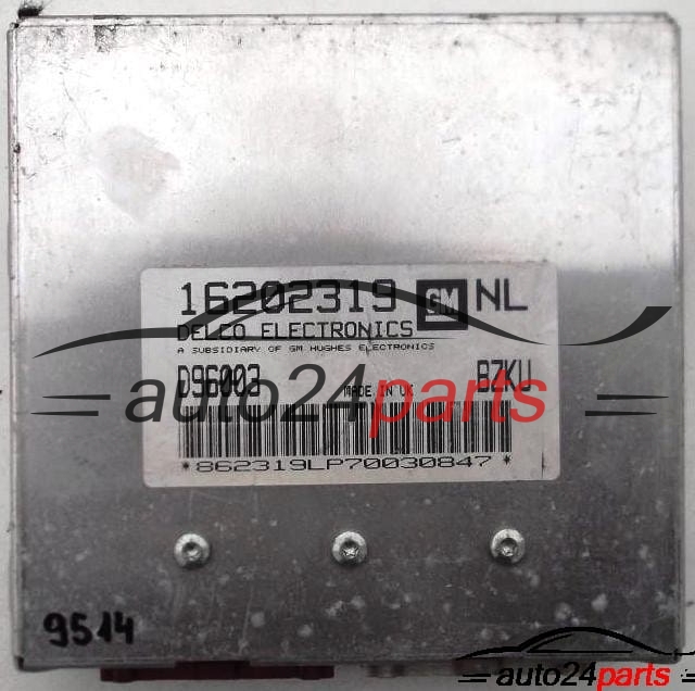 ECU CENTRALITA DE MOTOR OPEL VECTRA B 1.6, 16202319 NL