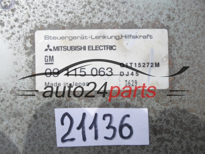 Ecu direction assistée module de contrôle OPEL 09 115 063, 09115063, Q1T15272M 