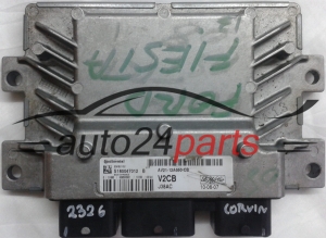 KOMPUTER STEROWNIK SILNIKA FORD FIESTA MK7 1.25 AV21-12A650-CB V2CB, AV2112A650CB S180047012B, S180047012 B - 2326, 6730, 6743