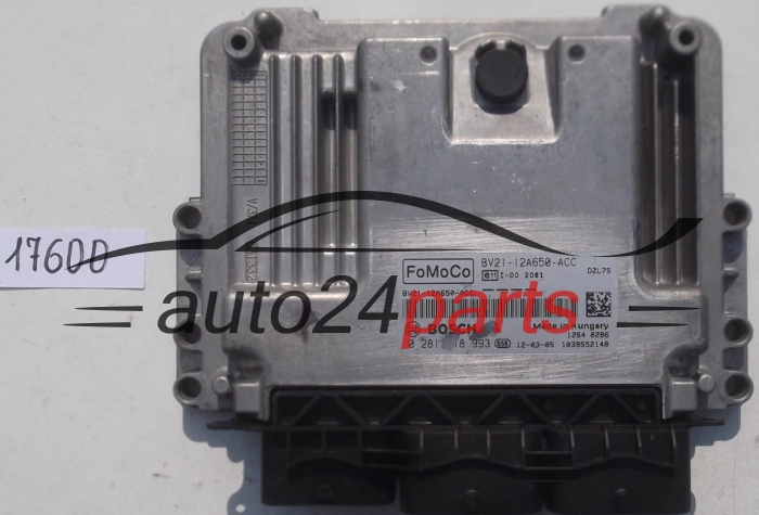 KOMPUTER STEROWNIK SILNIKA FORD FOCUS 1.6 TDCI BOSCH 0 281 018 993, 0281018993, BV21-12A650-ACC, BV2112A650ACC 