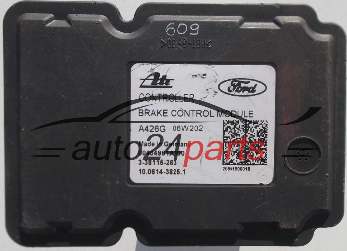 POMPE HYDRAULIQUE ET CALCULATEUR d'ABS FORD FOCUS 3-38115-263, ATE 10.0614-3825.1