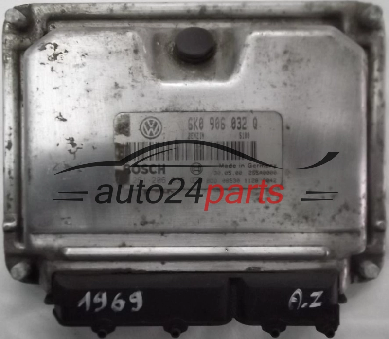 Sterownik silnika SEAT IBIZA CORDOBA 1.4 AKK 6K0906032Q BOSCH 0261206836 BENZIN S100 26SA0000 - 1831 1969 8618 12730 13724 13948 A17