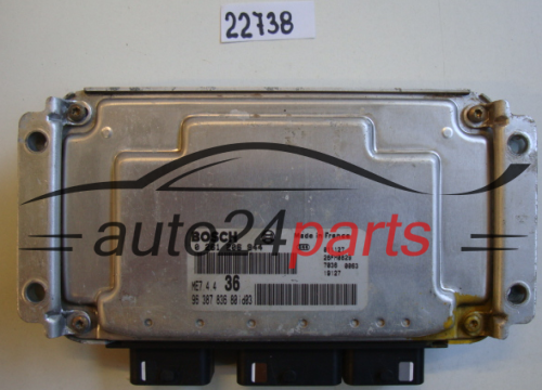 CITROEN BERLINGO 1.6/1.8, BOSCH 0 261 206 944, 0261206944, 96 387 836 80, 9638783680, ME7.4.4 36