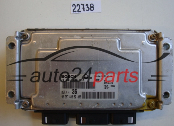 CITROEN BERLINGO 1.6/1.8, BOSCH 0 261 206 944, 0261206944, 96 387 836 80, 9638783680, ME7.4.4 36