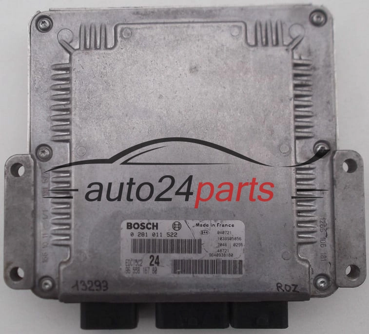 KOMPUTER STEROWNIK SILNIKA CITROEN PEUGEOT FIAT 2.2 HDI BOSCH 0 281 011 522, 0281011522, 96 558 167 80, 9655816780, 9640938180, EDC15C2 24