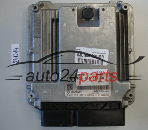 KOMPUTER STEROWNIK SILNIKA AUDI BOSCH 0 281 015 580, 0281015580, 03L 906 022 MR, 03L906022MR, EDC17CP14