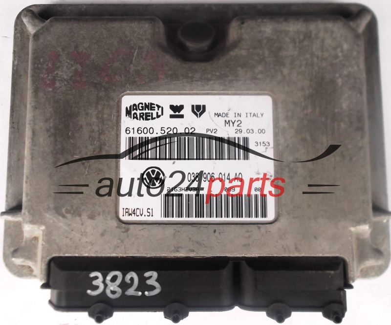 KOMPUTER STEROWNIK SILNIKA SEAT LEON 1.6 036 906 014 AQ, 036906014AQ, 61600.520.03, IAW4CV.S1, IAW4CVS1