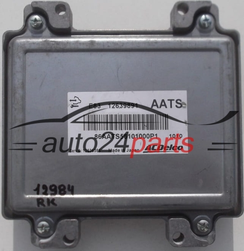 CALCULATEUR MOTEUR OPEL MERIVA B 1.4 A14XER 12639891 AATS 12636386 