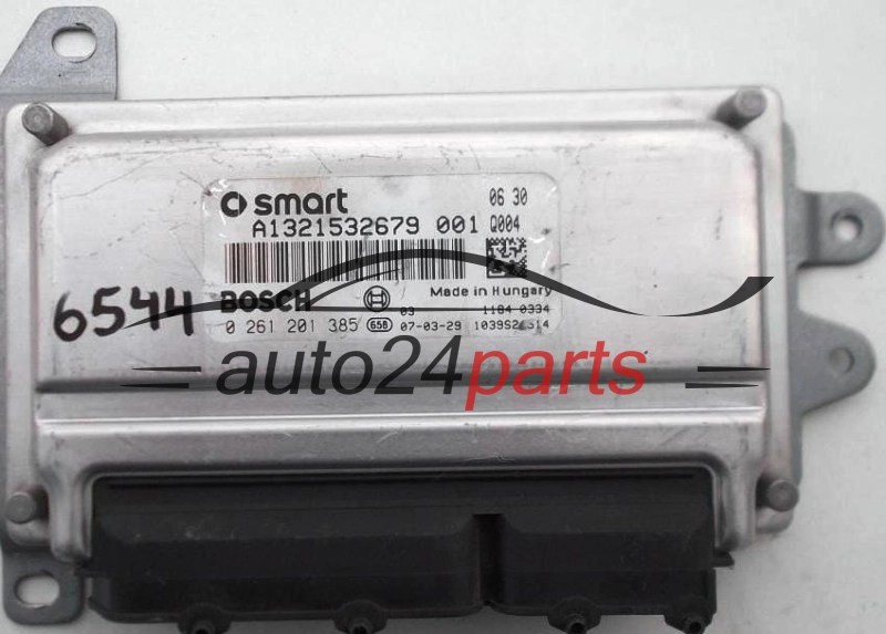 KOMPUTER STEROWNIK SILNIKA SMART 451 1.0 BOSCH 0 261 201 385, 0261201385, A1321532679 