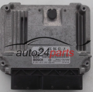 ECU CENTRALITA DE MOTOR SEAT ALTEA 1.9 TDI BOSCH 0 281 013 282, 0281013282, 03G 906 021 LN, 03G906021LN, EDC16U34 