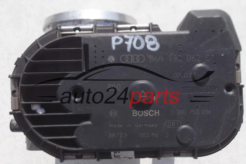 PRZEPUSTNICA POWIETRZA AUDI SEAT SKODA VOLKSWAGEN 06A 133 062 C, 06A133062C, BOSCH 0 280 750 036, 0280750036