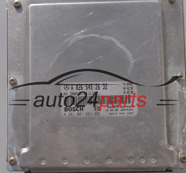 CALCULATEUR MOTEUR MERCEDES W211 BOSCH 0 281 001 884