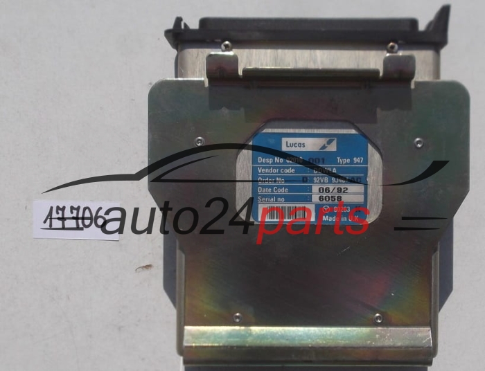 CALCULATEUR MOTEUR FORD TRANSIT 2.5 TD LUCAS 92VB 9J464 AC