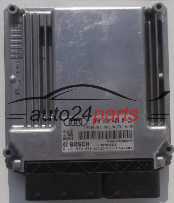 KOMPUTER STEROWNIK SILNIKA AUDI A6 2.7 TDI 4F7910401K, 4F0907401E, BOSCH 0281016459