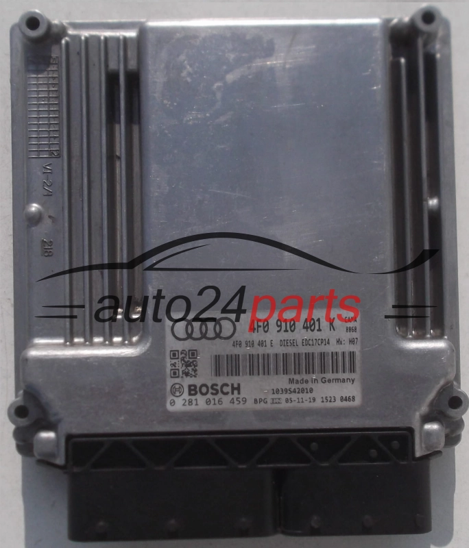 KOMPUTER STEROWNIK SILNIKA AUDI A6 2.7 TDI 4F7910401K, 4F0907401E, BOSCH 0281016459