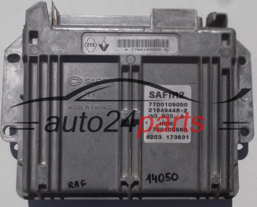  CALCULATEUR MOTEUR RENAULT TWINGO SAGEM 21649448-2, 216494482, 7700109050 
