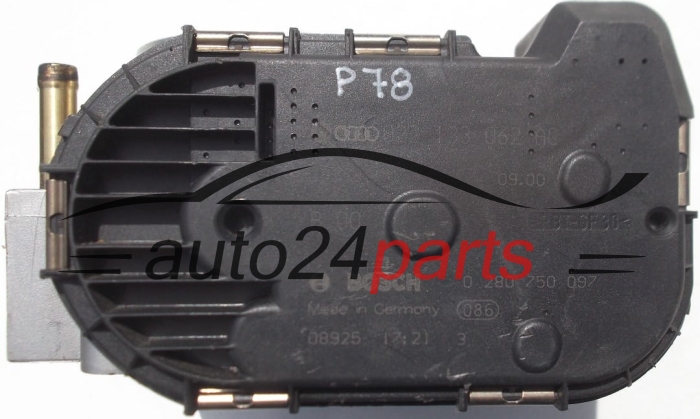 DROSSELKLAPPE AUDI SEAT VOLKSWAGEN BOSCH 0280750097, 022 133 062 AC
