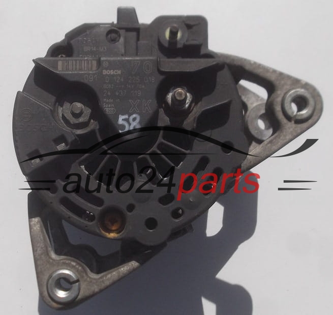 Alternateur OPEL 1.0 1.2 BOSCH 0 124 225 018,  24 437 119 XK