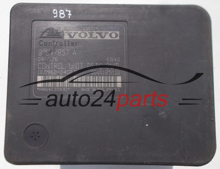 ABS POMPA I STEROWNIK VOLVO V50 S40  30647857 A,  10.0960-0412.3
