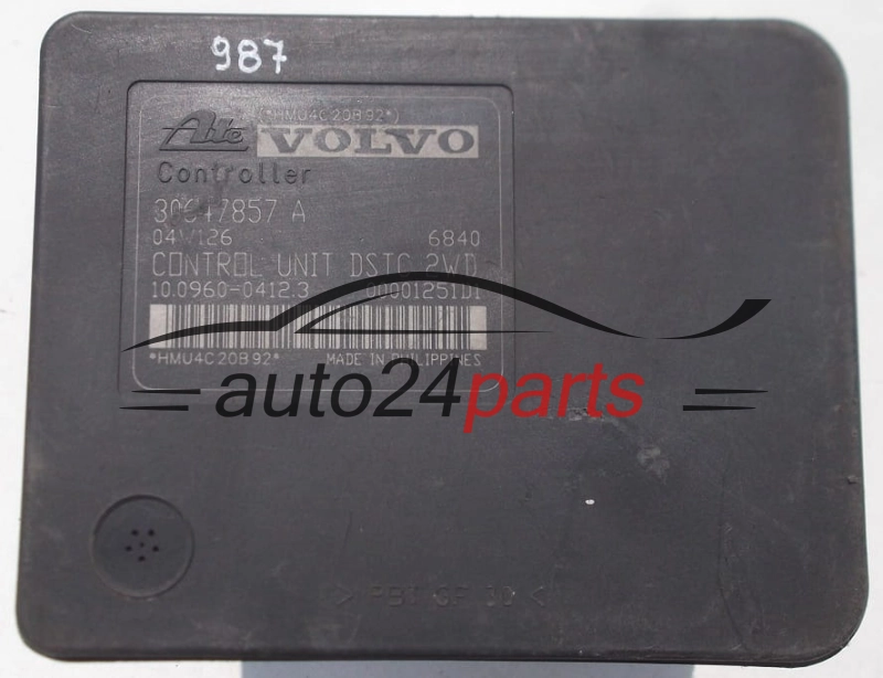ABS POMPA I STEROWNIK VOLVO V50 S40  30647857 A,  10.0960-0412.3