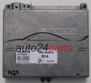 MOTORSTEUERGERÄT ECU STEUERGERÄT RENAULT SIEMENS S111726205 A, S111726205A, HOM 7700861419, 7700871826 